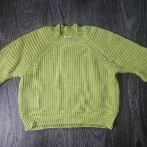 Maeve by Anthropologie Lime Green Women's Sweater